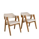 Ver imagem 2 de Kit 2 Lux em Linho Marfim Design Sofisticado Detalhes com Cordas Trabalho Manual