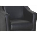 Ver imagem 3 de Kit 2 Poltronas Decorativa para Escritório e Tilla Tecido Corino Preto