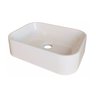 Cuba Pia para Banheiro Lavabo Apoio Sobrepor Arredondada - 1