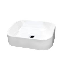 Cuba Pia para Banheiro Lavabo Apoio Sobrepor Arredondada - 3