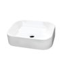 Cuba Pia para Banheiro Lavabo Apoio Sobrepor Arredondada - 3