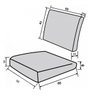 Kit 2 Poltronas Sabrina com Braço Cromado Aço Corino Marrom - Ds Móveis - 3