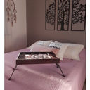 Ver imagem 5 de Bandeja Cafe Da Manha Adesivado Com Pé e Porta Copo - MDF - Retangular - Black Friday
