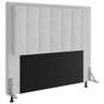 Cabeceira Cama Box Queen Veneza 160 Cm Sintético MV Estofados Branco - 1