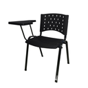 Ver imagem 1 de Cadeira Universitária Plástica Preta 10 Unidades Prancheta Plástica - Ultra Móveis