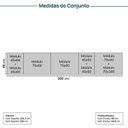 Ver imagem 4 de Guarda Roupa 8 Módulos 10 Portas 6 Gavetas Frame CabeCasa MadeiraOriginals