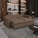 Ver imagem 3 de Sofa Cama Retratil 3 Lugares Milano Castor Design