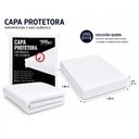 Ver imagem 6 de Capa Protetora Colchao Queen Impermeavel 158x198 Ate 30cm Altura com Elastico Protecao Cama