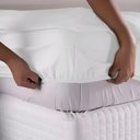 Ver imagem 5 de Capa Protetora Colchao Queen Impermeavel 158x198 Ate 30cm Altura com Elastico Protecao Cama