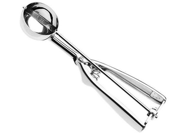 Colher De Sorvete Extratora com Ejetor Manual Inox - Cozinha - 2