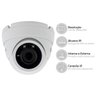 Câmera Dome de Segurança Motorola IP Full HD 2MP 1080p 20mts IP66 ONVIF-S PoE - MTIDM022601 - 2