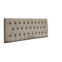 Ver imagem 1 de Cabeceira Painel Imperatriz 120 cm com Capitonê Suede Bege