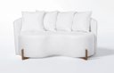 Ver imagem 1 de Sofá Apolo 160cm Boucle:Boucle Branco