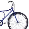 Bicicleta Super Forte Azul Aro 26 Quadro de aço Bagageiro e Paralama - Swell Bikes - 3