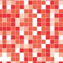 Ver imagem 3 de Papel de Parede Adesivo Pastilha Tons Vermelho e Laranja 12m