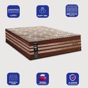 Ver imagem 3 de Colchão Solteiro com Espuma Látex 88x188x38 Robust Gel 220 Caramelo Cama Inbox