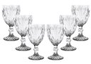 Ver imagem 1 de Jogo 6 Taças Vidro 320ml Diamond Transparente