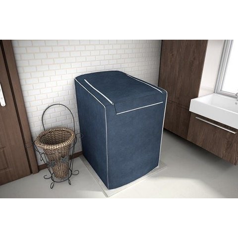 Capa para Máquina de Lavar Eletrolux, Brastemp, Consul 7, 8 e 9 Kg Azul Cobalto