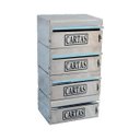 Ver imagem 1 de Caixa Correio Condomínio Frontal Para Muro Inox 4 Módulos