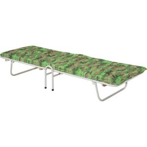 Cama Bonan Dobrável com Colchão, Branca