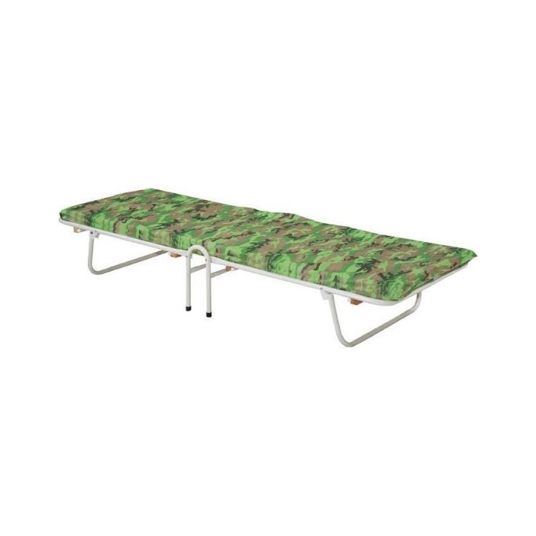 Cama Bonan Dobrável com Colchão, Branca