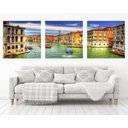 Ver imagem 1 de Quadro Decorativo 195x64cm Veneza Itália Quarto Sala