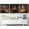 Quadro Decorativo 195x64cm Adega Vinho Bebida Quarto Sala - 1
