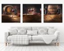 Ver imagem 1 de Quadro Decorativo 195x64cm Adega Vinho Bebida Quarto Sala