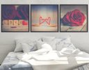 Ver imagem 1 de Quadro Decorativo 195x64cm Love Amor Namorados Quarto Sala