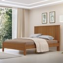 Ver imagem 6 de Cama de Casal 100% MDF 123cm x 175cm Duo Marrom/Freijó