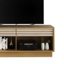 Ver imagem 5 de Rack Bancada para Tv até 42 Polegadas Prateleiras e Gavetas: Natural com Off White