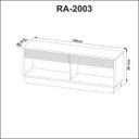 Ver imagem 2 de Rack Bancada para Tv até 42 Polegadas Prateleiras e Gavetas: Natural com Off White