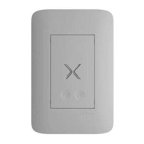 Campainha Eletrônica Exatron Embutir LECO4004, com Fio, Branca