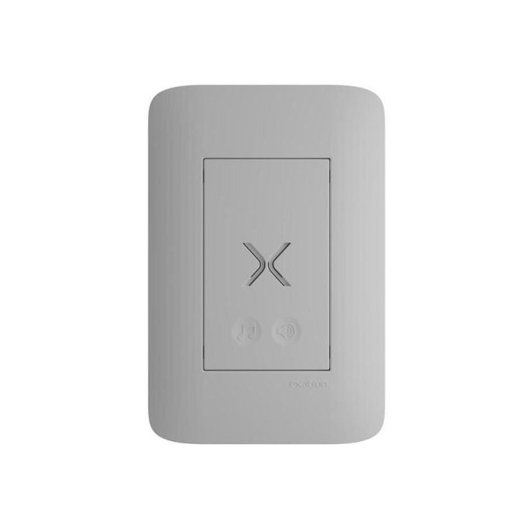 Campainha Eletrônica Exatron Embutir LECO4004, com Fio, Branca