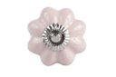 Ver imagem 1 de Puxador Decorativo de Cerâmica Rosa Bebê para Gaveta Armários