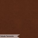 Ver imagem 7 de Kit 3 Cadeiras de Jantar Estofada Lille Base Preta Veludo Terracota - Montanaris Decor