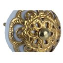Ver imagem 3 de Puxador Decorativo de Cerâmica Dourado para Gaveta Armários