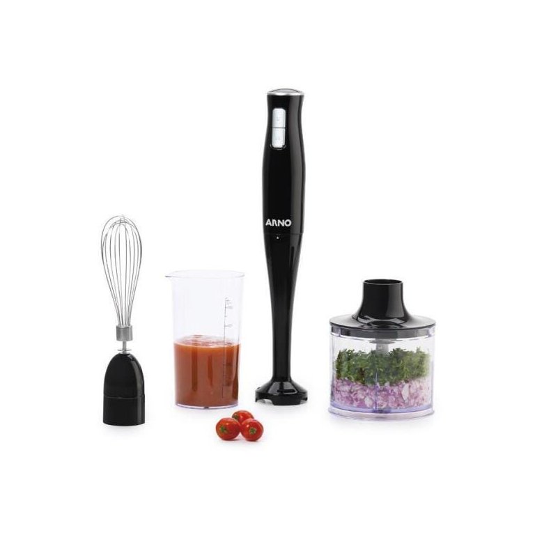 Mixer 3 em 1 Arno Turbomix Pro 400 Watts, Preto - Mx31 110v