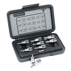 Jogo de Chave de Soquetes Tipo Torx 9 Peças de T20 a T60 (stanley 89-098)
