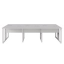 Ver imagem 4 de Mesa de Escritório Plataforma 6 Pessoas 2,70m Cz Pés Metal Cor:cinza
