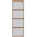 Ver imagem 3 de Armário para Escritório Arquivo 04 Gavetas com Chave Unik A02 Freijó Branco - Lyam Decor
