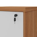 Ver imagem 7 de Armário para Escritório Arquivo 04 Gavetas com Chave Unik A02 Freijó Branco - Lyam Decor