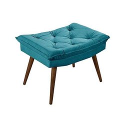 Sofá Cama Reclinável Caribe + Duas Banquetas Rubi Essencial - 7