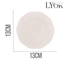 Ver imagem 4 de Jogo 4 Xícarasde Café com Pires em Porcelana New Bone Butterfly Borboleta e Flores 100ml Lyor