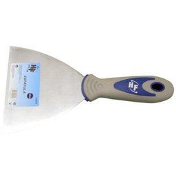 Kit 20 Un Espatula Cabo Emborrachado Cromada - 08cm - Hf - 1