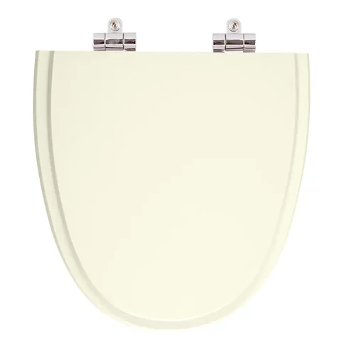 Assento Sanitário Poliester com Amortecedor Aloha Pergamon (Bege Claro) para Vaso Celite