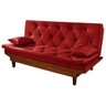Sofá Cama Reclinável Caribe + Duas Banquetas Rubi Essencial - 4