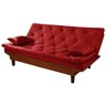 Sofá Cama Reclinável Caribe + Duas Banquetas Rubi Essencial - 5