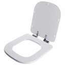 Ver imagem 2 de Assento Sanitário com Amortecedor Quadra Branco para vaso Deca