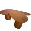 Ver imagem 7 de Mesa de Centro Ajustável Orgânica 100% Madeira Maciça Aurora